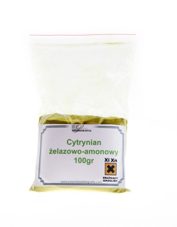 Cytrynian żelazowo-amonowy (zielony) - 100 gr